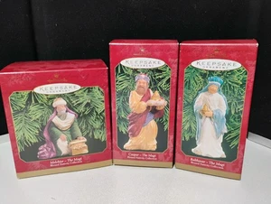 Hallmark Keepsake Ornament The Magi Blessed Nativity Collection 1999 - Set of 3 - Picture 1 of 2