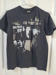 Camiseta Bush Medium Tour The Sea of Memories 2011 Banda Camiseta Doble Cara Gris - Imagen 1 de 14