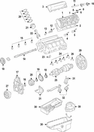 Chevrolet GMC Express Savana Silverado original GM 2010-2016 12639214 camioneta de aceite Foto 1 de 1