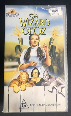 THE WIZARD OF OZ VHS 1991 - Judy Garland - 90s Vintage Collectable - Image 1 of 3