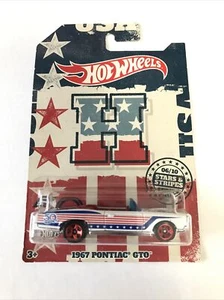Hot Wheels 1967 Pontiac GTO Stars & Stripes 6/10 - Picture 1 of 10