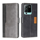 Wallet Splice Leather Phone Case for Vivo S16 Y16 Y02S Y35 Y35T Y77 iQOO Z7X Z7i