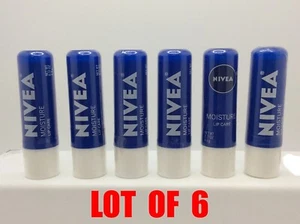 NIVEA Moisture Essential Lip Care, 0.17 Oz, Lot of 6, New/Sealed - Picture 1 of 1
