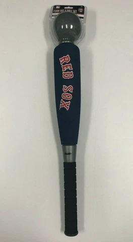 Boston Red Sox Franklin Sports 21" Foam Bat & Ball Set Soft Kids Toy MLB Cover