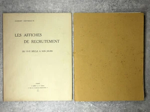  DEPREAUX. DIE REKRUTIERUNGSPLAKATE VOM 17. JAHRHUNDERT BIS HEUTE. 1911. - Bild 1 von 12