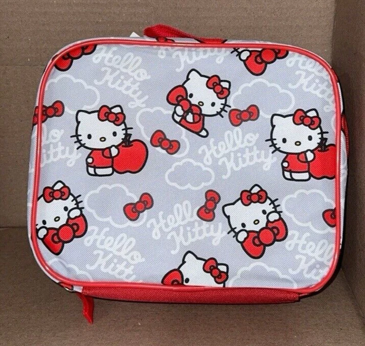 Sanrio Hello Kitty School Lunch Bag Lunch Box Snack Tote  Insulated NEW - Изображение 1 из 1