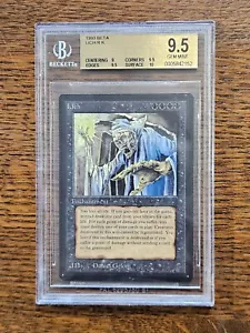 MTG Lich - Beta - BGS 9.5 Gem Mint Sub 10 - Vintage Magic Reserved List - Picture 1 of 3