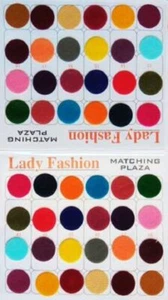 300 Plain Colored Round Bindis Design/Indian Multi Color Plain Bindi Stickers - Picture 1 of 6