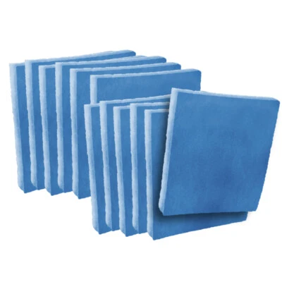 (12) 17-1/2 x 20 x 1 Filter Pads Blue / White Polysynthetic 2-Stage Media - Image 1 of 4
