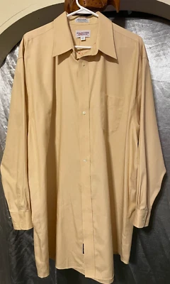 Roundtree Yorke Men's Tall 18-36 Button Down Dillards Wrinkle Resistant Shirt - Image 1 of 4