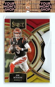 2023 Panini Select #165 Joe Burrow Red and Yellow Prizms Die Cuts - Bild 1 von 2