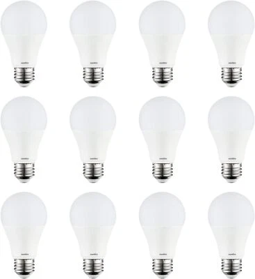 Sunlite LED A19 Bulbs Non-Dimmable, 14 Watt, Medium Base, Super White,12- Pack - Image 1 of 4