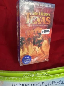 James A Michener's Texas Set of Two VHS Tapes 1994 Republic Pictures  - Picture 1 of 6