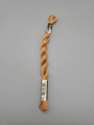 DMC Perle Cotton Skein Size 5 27.3yd 436 Needlepoint Embroidery, Crewel - Image 1 of 4