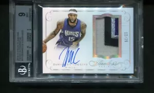 2014-15 Panini Flawless DeMarcus Cousins Patch Auto 12/25 BGS 9 Auto 10 - Bild 1 von 2