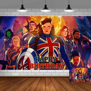 Póster de vinilo What If Party Supplies decoración de cumpleaños telón de fondo pancarta 5x3 pies - Imagen 1 de 6