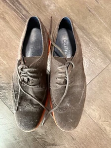 Cole Hann Orange Lunar Sohle Dunkelbraun Budapester Oxford Leder Herren 9M Herren - Bild 1 von 4