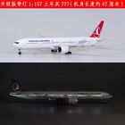 1/157 Turkish Airlines Passanger Plane Commercial Airplanes w/LED Light Aircraft