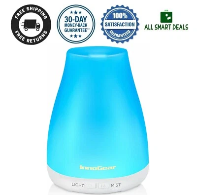 Difusor De Aceites Esenciales Con Luz Cambio De 7 Colores Aromaterapia Calidad - Image 1 of 4