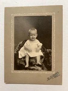 Vintage 1904 Kabinettfoto Baby Pauline Ray Stubblefield Butler Missouri, Kinder - Bild 1 von 2