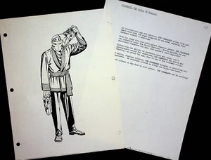 Biblia de personajes CHAMELEON Marvel Productions Company varias series de 1980 2 páginas - Imagen 1 de 2