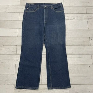 Levis Men's 517 Bootcut Jeans 39x30 USA Cotton Tag 40 FADING Vtg USA - Picture 1 of 13