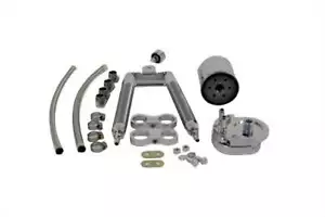 Kit enfriador de aceite doble tubo tipo vertical para Harley-Davidson Dyna 2000-2006 - Imagen 1 de 1