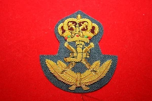 GORRA DE OFICIAL DE LA FUERZA AÉREA SULTÁN DE OMÁN OMÁN OMÍ INSIGNIA ALAMBRE LINGOTE - Imagen 1 de 1