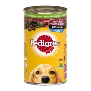 Pedigree Pal Adult Wet Dog Food Casserole w/ Beef Vegies & Gravy 12 x 1.2kg - Picture 1 of 1