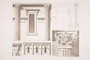 Fragments à PALESTRINE (Palestrina) Italie, architecture, rel. Louis Bernier - Picture 1 of 1