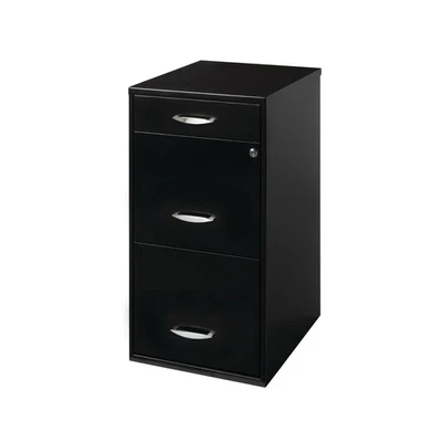 Space Solutions 3 Drawer Letter Width Vertical File Cabinet with Pencil Drawer