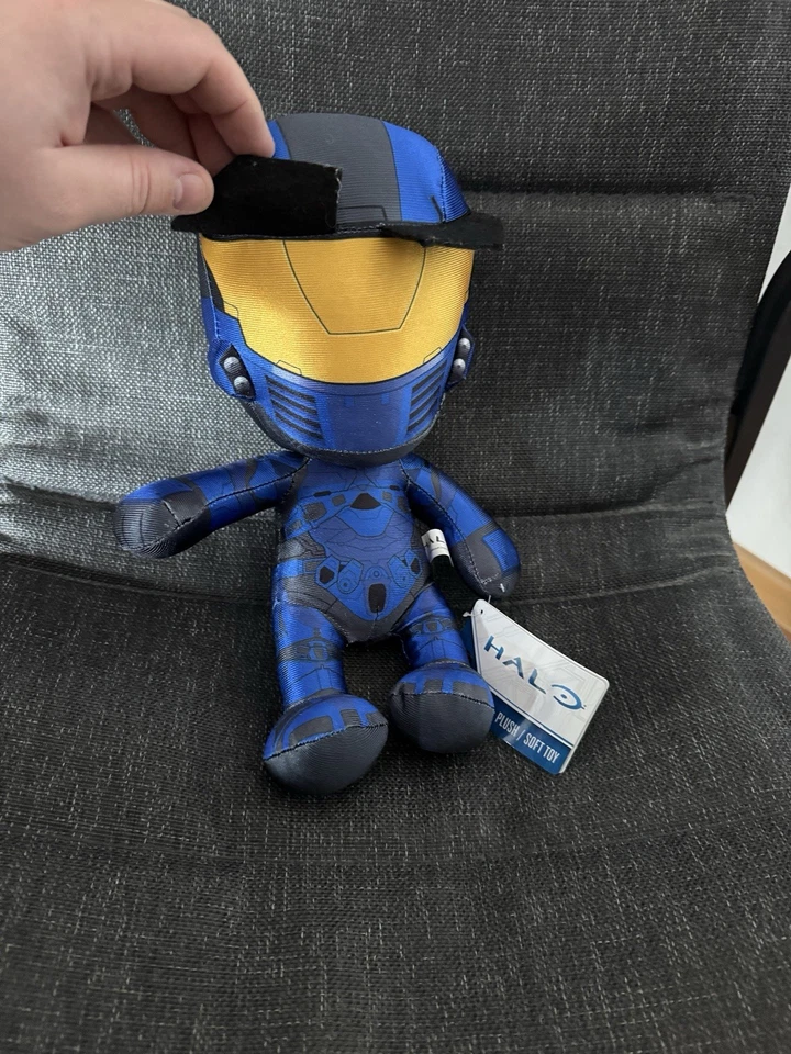 Halo, Plüschfigur, ca 30 cm, blau - Bild 1 von 1