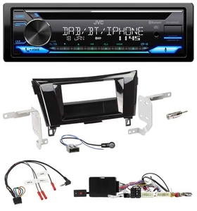 JVC Bluetooth Lenkrad USB DAB CD Autoradio für Nissan Qashqai 14-18 X-Trail Kame - Bild 1 von 11