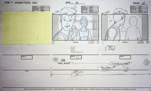 Legend of the Dragon 2005 Production Hand Drawn Storyboard BKN International - Bild 1 von 2