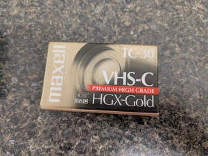 Maxwell TC-30 HGX Gold VHS-C neu versiegelt Video Camcorder Band Premium hochwertig - Bild 1 von 2