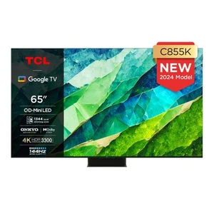 TCL 65C855K 165.1 cm 65" 3840 x 2160 pixels QLED Smart TV Wi-Fi Black - Picture 1 of 1