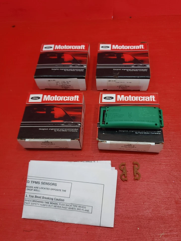 4 x Motorcraft TPMS-5 8C2Z1A189A For Select 2006-2010 Ford F150 F250 F350 F450 - Image 1 of 4