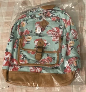 Pottery Barn Teen Northfield Bloom Floral Print Backpack NEW - Picture 1 of 6