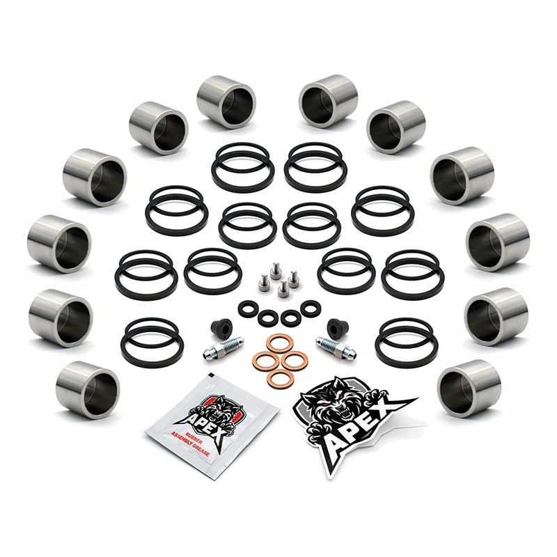 Kawasaki ZRX1200R A3P 2003 Front Brake Caliper Piston Seal Service Kit Rebuild Foto 1 de 4
