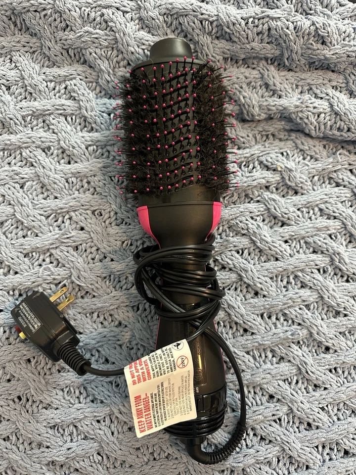 Revlon Pro Collection Salon One Step Hair Dryer & Volumizer Brush Black/Pink - Image 1 of 1
