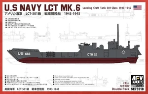 AFV Club - SE73518 1/350 USN LCT MK6-501 Class 2 kits Set -USA Shipping - Picture 1 of 13