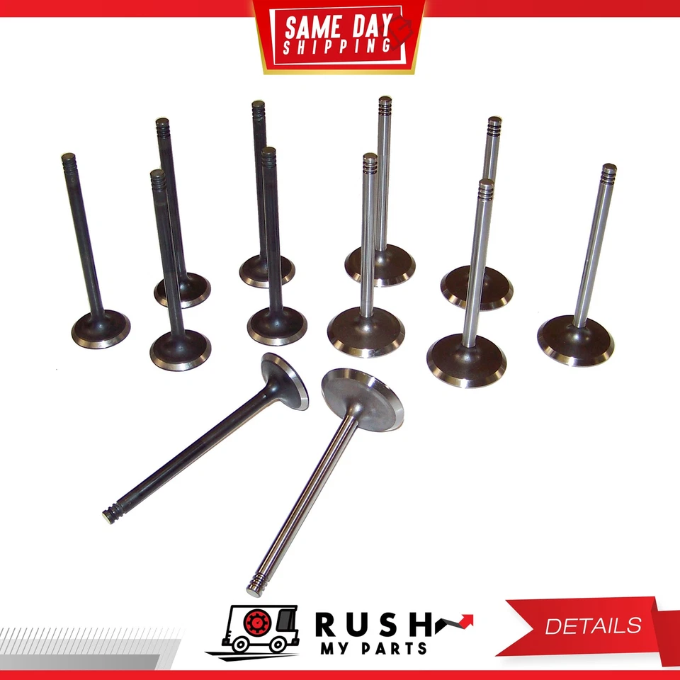 99-06 Exhaust Intake Valve Kit For Jeep Cherokee 4.0L L6 OHV 12v DNJ VK121122 - Image 1 of 1