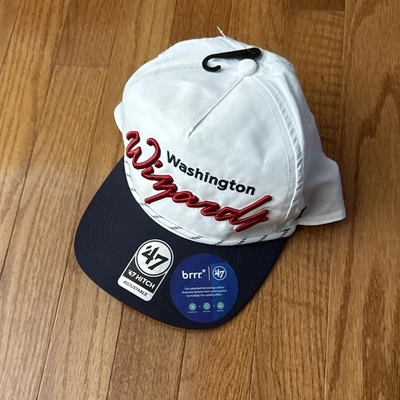 Men's Washington Wizards '47 brrr Chamberlain Snapback Hitch Hat Cap - Image 1 of 2