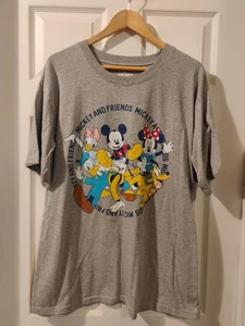 DISNEY MICKEY and Friends Size XL Unisex/Mens/Womens TShirt Top Gray - Picture 1 of 5