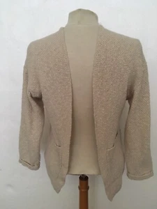 New Zara Fancy Collection Beige Cardigan Sz 140 - Picture 1 of 6