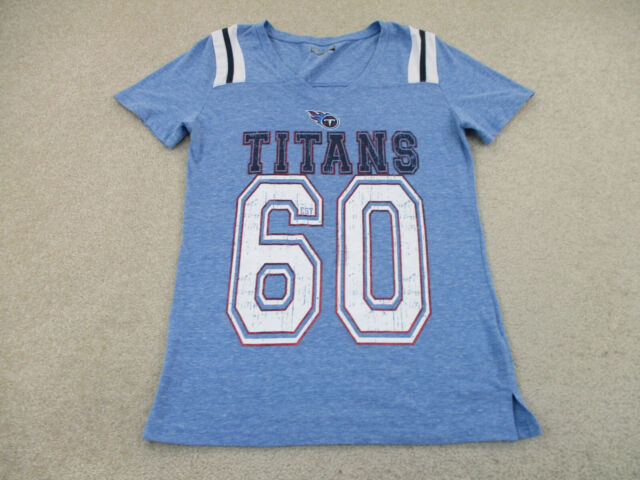NFL Short Sleeve Charcoal T Shirt, Adult Sports Tee, Team Gear for Men and Women (Tennessee Titans - Black, Adult Small)