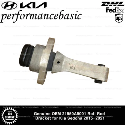 Genuine OEM 21950A9001 Roll Rod Bracket for Kia Sedona 2015-2021 - Image 1 of 3