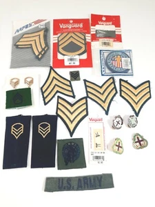 Vtg US Military Patch & Pin Lot Some New - Picture 1 of 18