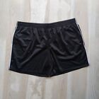 Cotton Traders Mens Rugby Shorts With Pockets Total Black Polyester Size 4XL