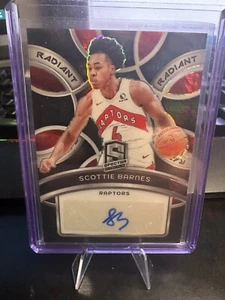 2023-24 Panini Spectra Radiant Signatures Intl Prizm /10 Scottie Barnes Auto - Picture 1 of 2